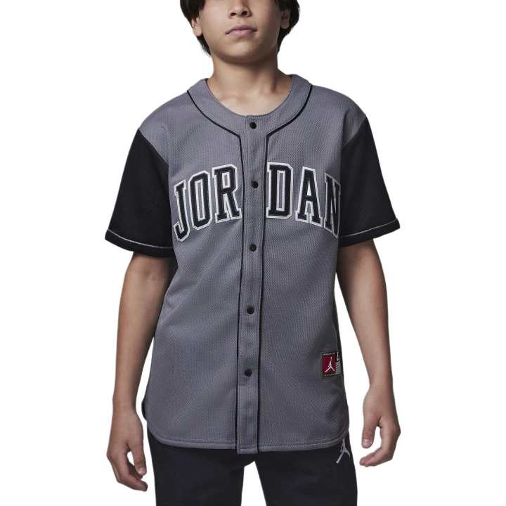 Jordan Jordan Baseball Jacket Smoke Gray Teenagers