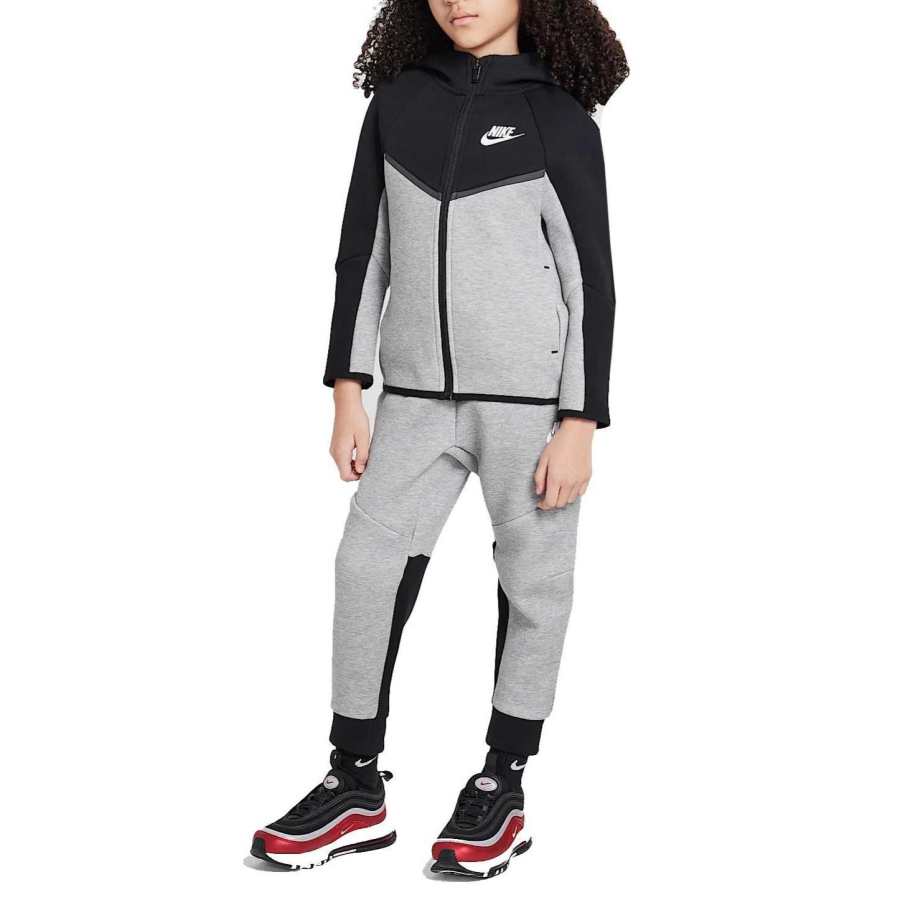 Nike Nike Casual Sportswear Black Gray Mixed Color Children Aged 3 7 Years Old