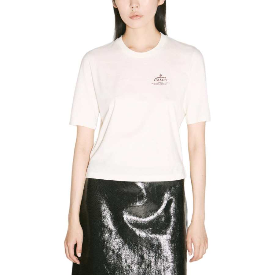 PRADA PRADA Short-Sleeved Crewneck T-Shirt