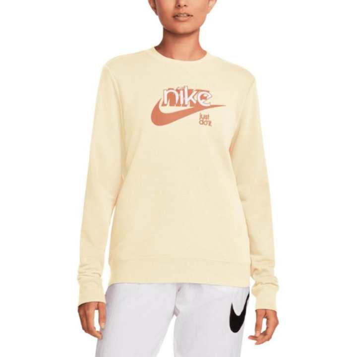 Nike Nike Swoosh "Coconut Milk/Amber Brown/White" sweatshirt