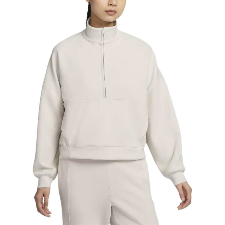 Nike Nike Dri Fit Oversize 24.7 IMPOSSIBLYSOFT Sweatshirt Women's Light Earth Brown/Light Iron Ore Gray