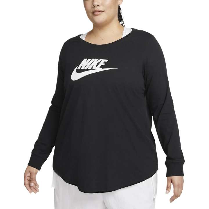 Nike Nike Sportswear Club Women's Long Sleeve T Shirt Plus Size