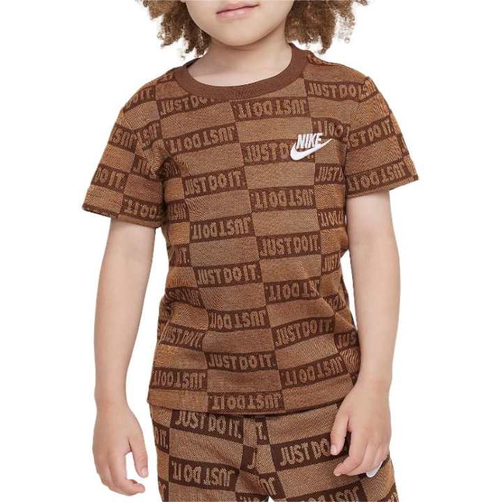 Nike Nike T Shirt Brown Children Aged 3 7 Years Old