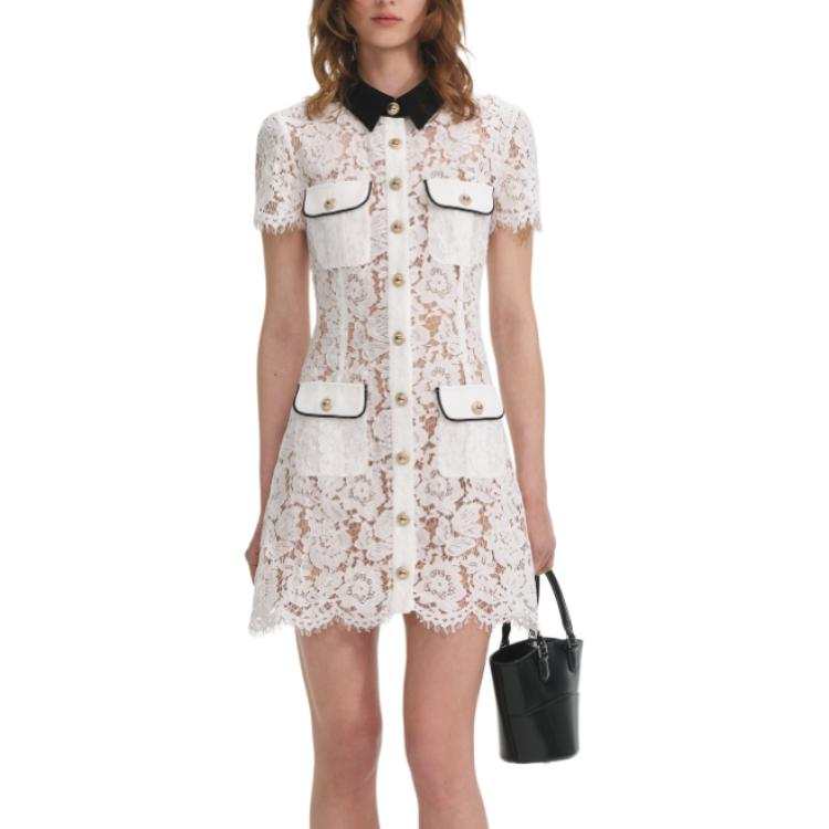 Self-portrait Self portrait Short Sleeved Dress Women's