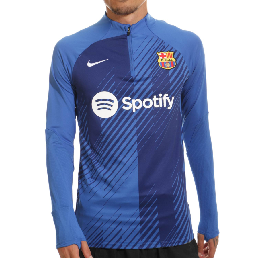 Nike Nike Barcelona Arcelona Pre Match Strike Soccer Jersey Men's Blue