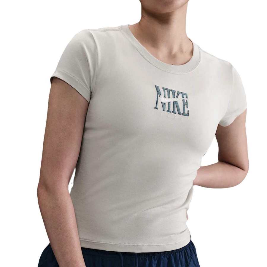 Nike Nike Sportswear Regular T Shirt Women's Light Orewood Brown 104