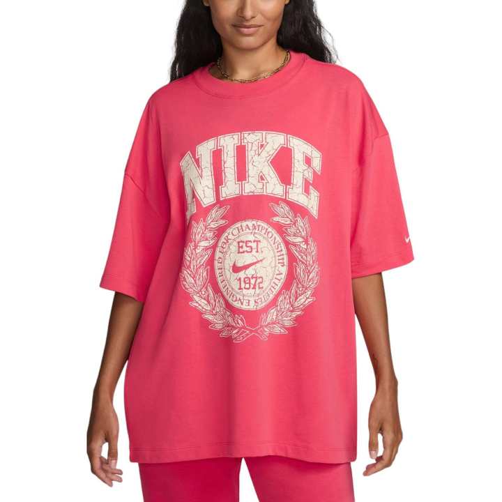Nike Nike T Shirts Women's Rose Red Crew Neck Moderate Other