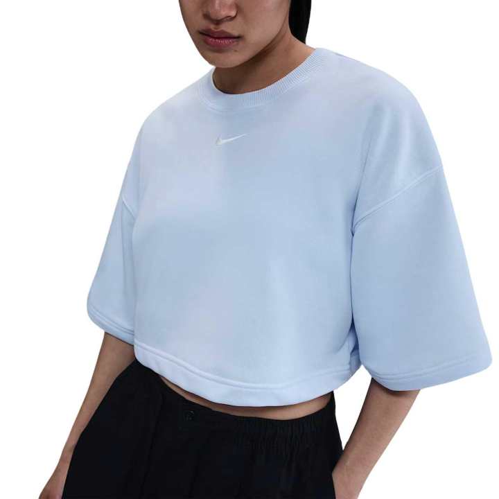 Nike Nike Sportswear Drop Shoulder Sleeve T Shirt Women's Light Blue