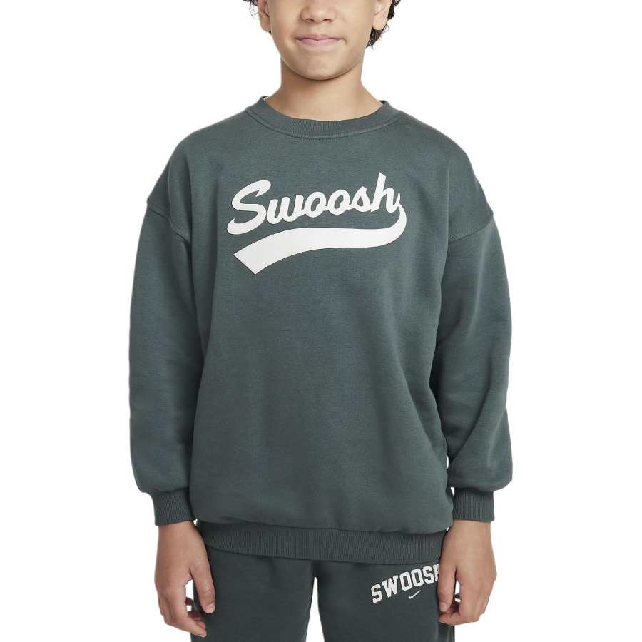 Nike Nike Sportswear Club Sweatshirt Vintage Green/Sail White Teenagers