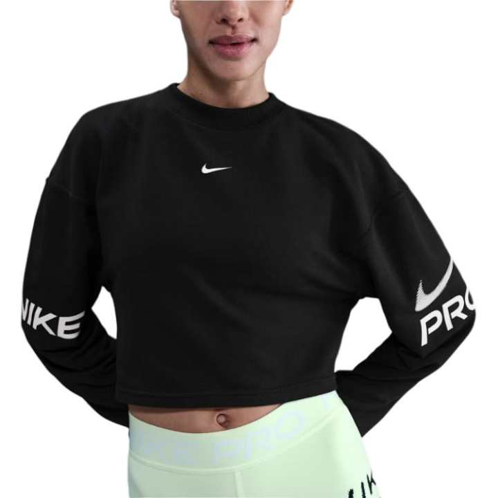 Nike Nike Pro Women's Dri-FIT Loose Crew-Neck French Terry Sweatshirt