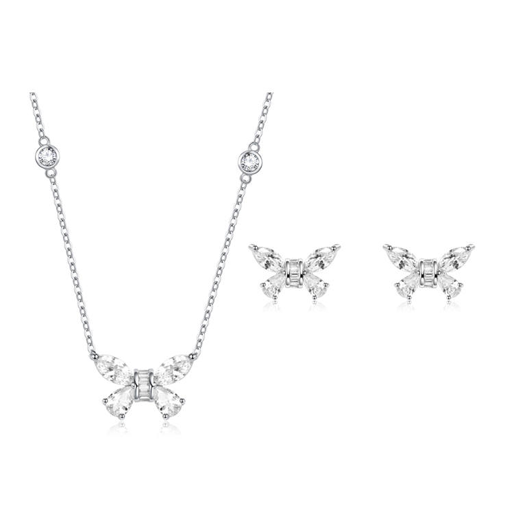 FANCI Adventure Garden Collection 925 Sterling Silver Synthetic Cubic Zirconia Necklaces Women's