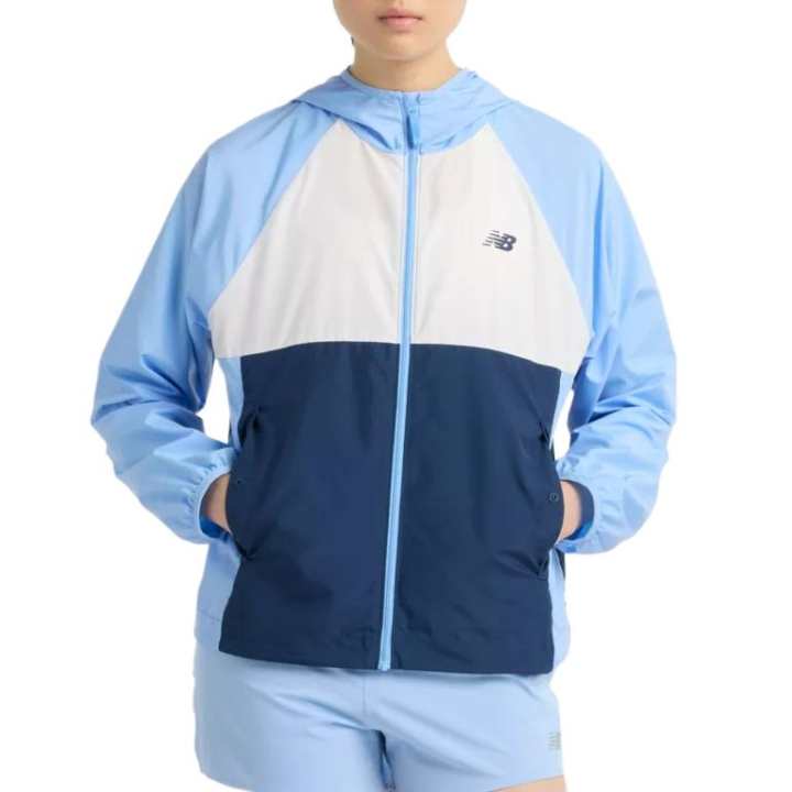 New Balance New Balance Athletics Packable Jacket Women's Blue ELE