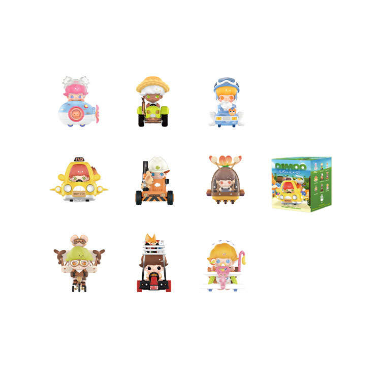 POP MART POP MART Dimoo Where Collection Figure Mystery Boxes Single Mystery Box/Full Box 9 Pcs