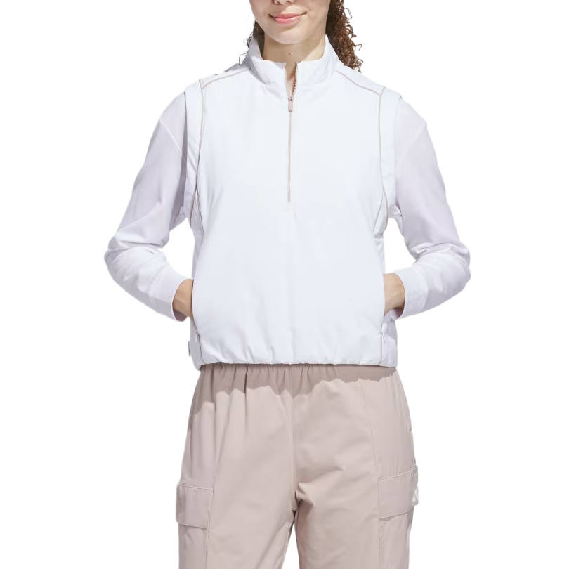 Adidas Adidas Free Shipping With AdiClub Beyond Twistweave Loose Quarter Zip Vest