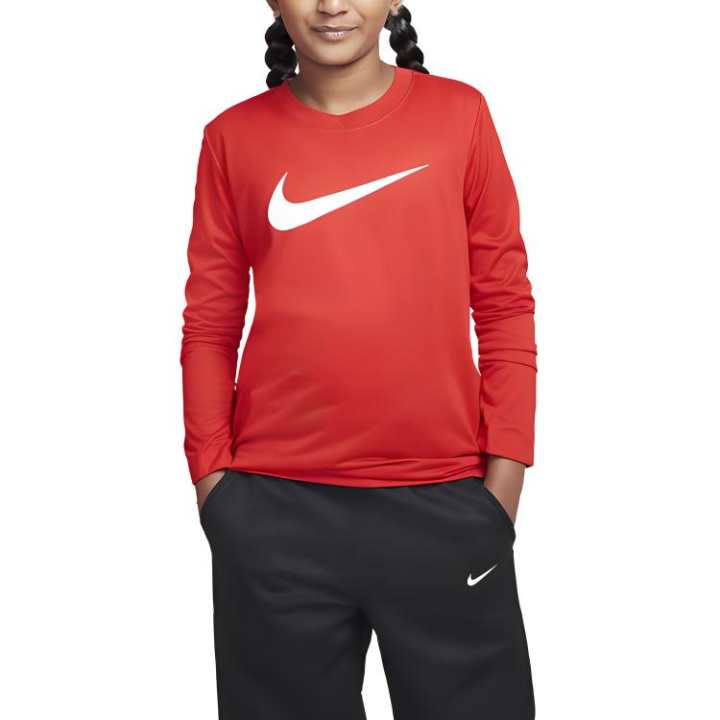 Nike Nike Dri Fit T Shirt University Red Teenagers
