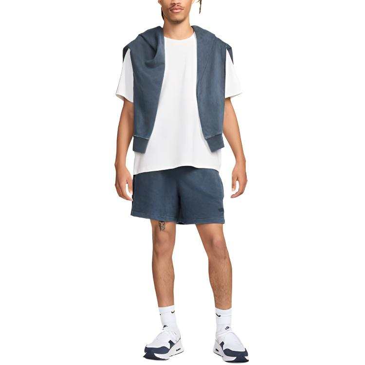 Nike Nike Club French Terry Flow Casual Shorts Men's Dark Black