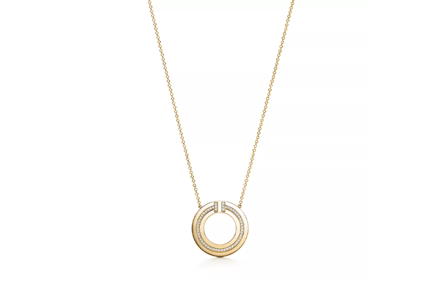 TIFFANY & CO. T 18K Gold Necklaces Women's Gold
