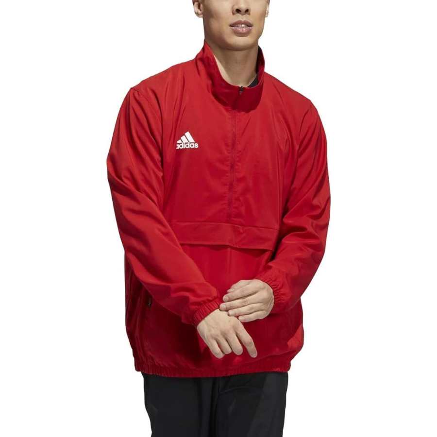 Adidas Adidas Clothing Jackets Men's Red Turtleneck Moderate Other