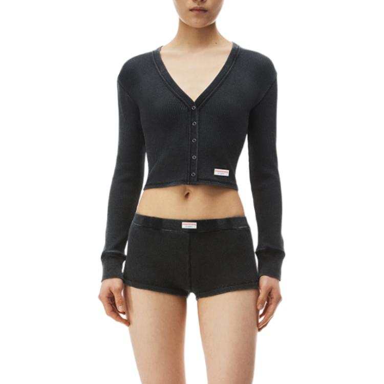 Alexander Wang Bodywear FW24 Knitwear Women's Washed Black