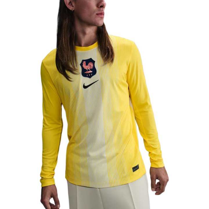 Nike Nike FFF T Shirts Men's Lightning Color/Coconut Milk/Black Crew Neck Moderate