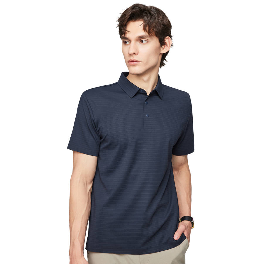 Hodo Polo Shirts Men's Lapel Thin Straight Fit