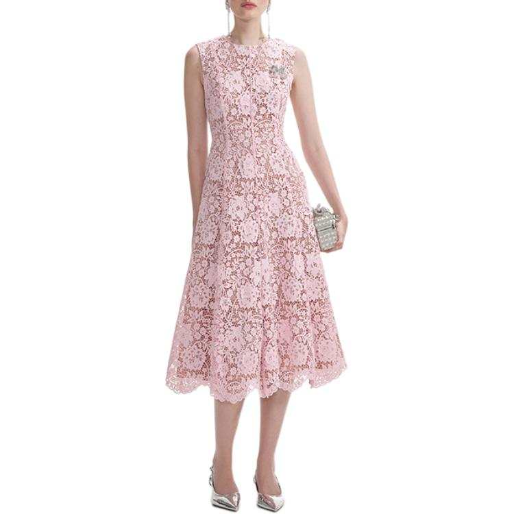 Self-portrait Self portrait Sleeveless Dress Women's Pink