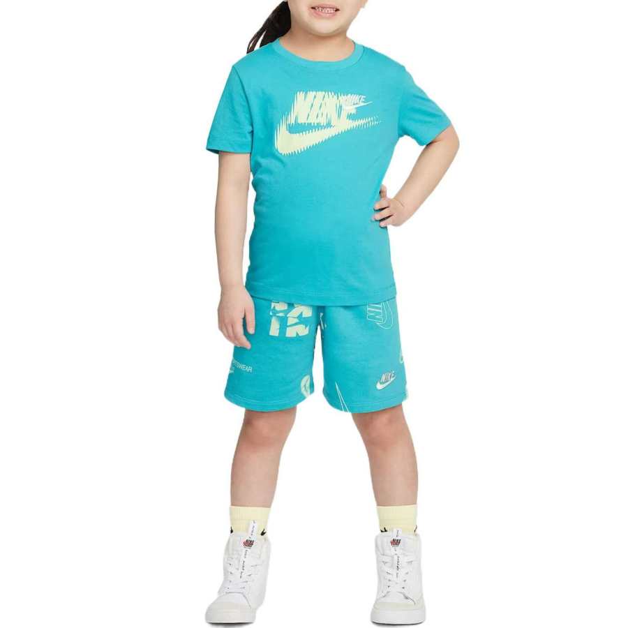 Nike Nike Casual Sportswear Blue Green Children Aged 3 7 Years Old