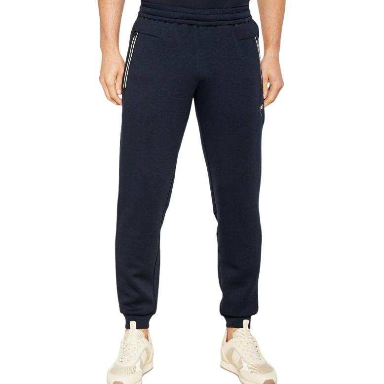 Emporio Armani Logo Patch Tapered Track Pants