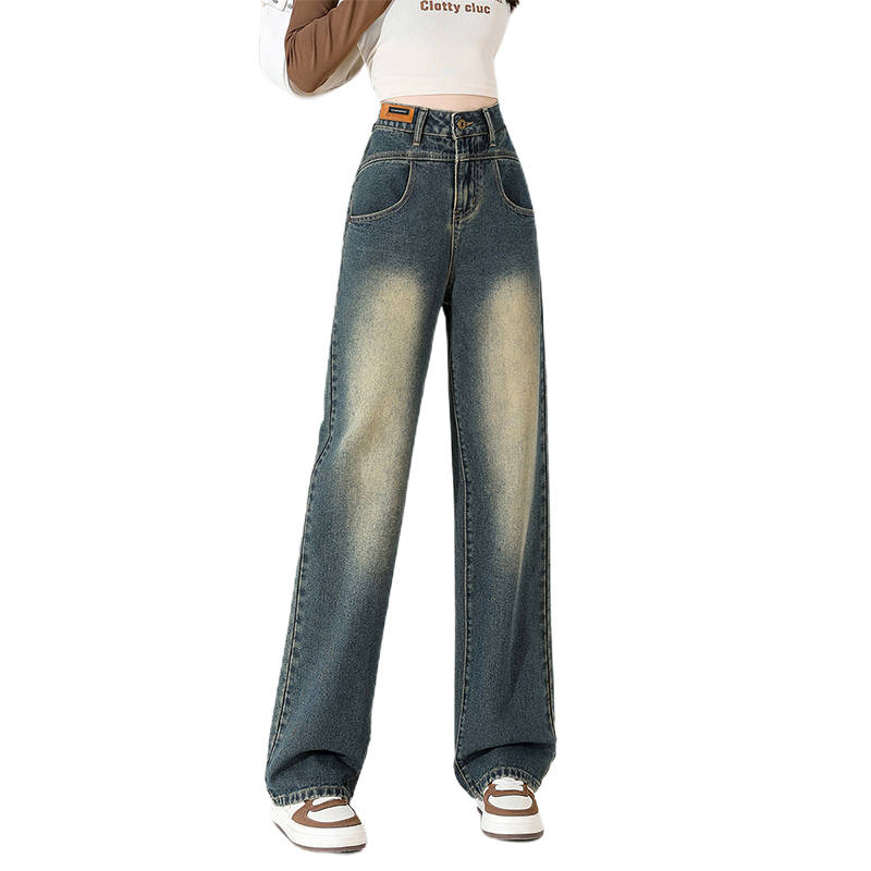BALENO Jeans Women's Blue Moderate Wide Leg Pants