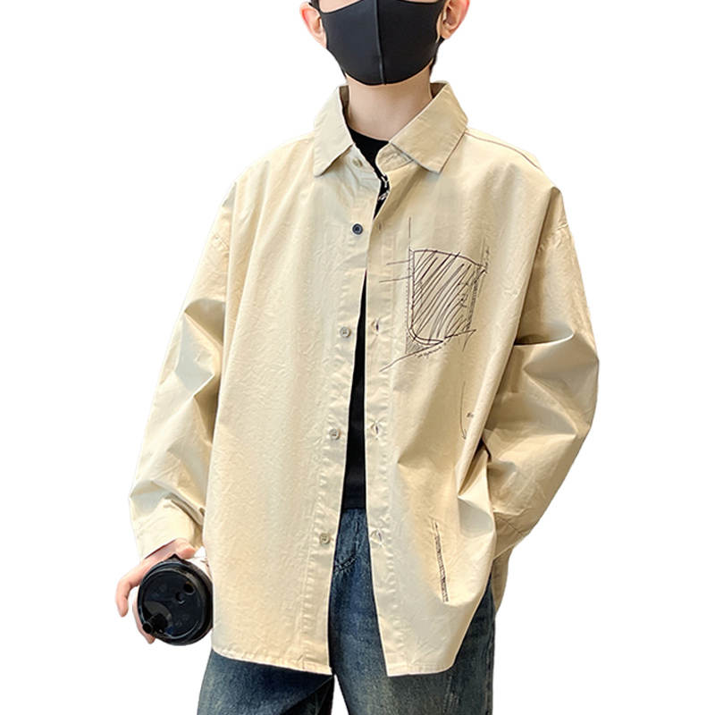 Lanza Lanza Grade School Casual Shirts Lapel Moderate
