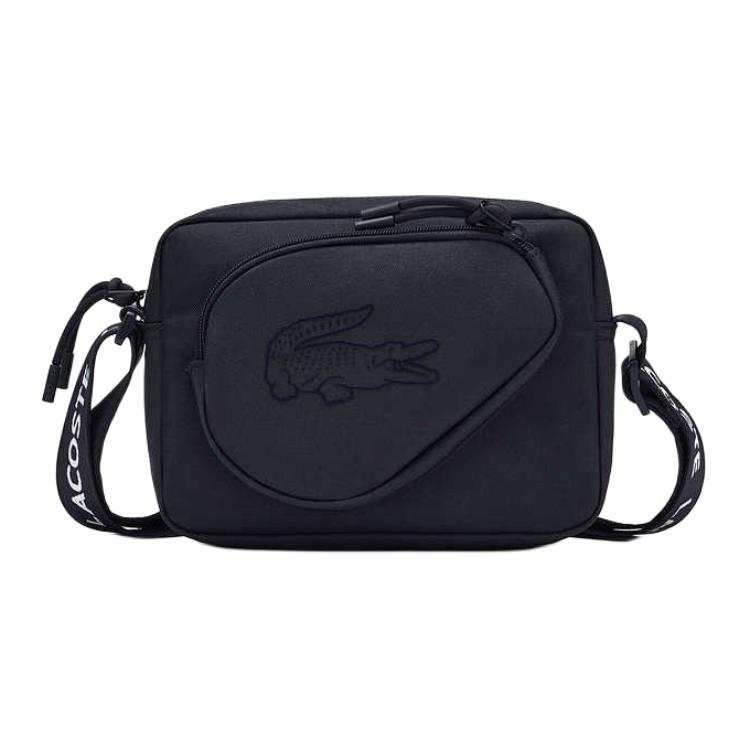 LACOSTE Polyester Crossbody Bags Unisex Midnight Blue