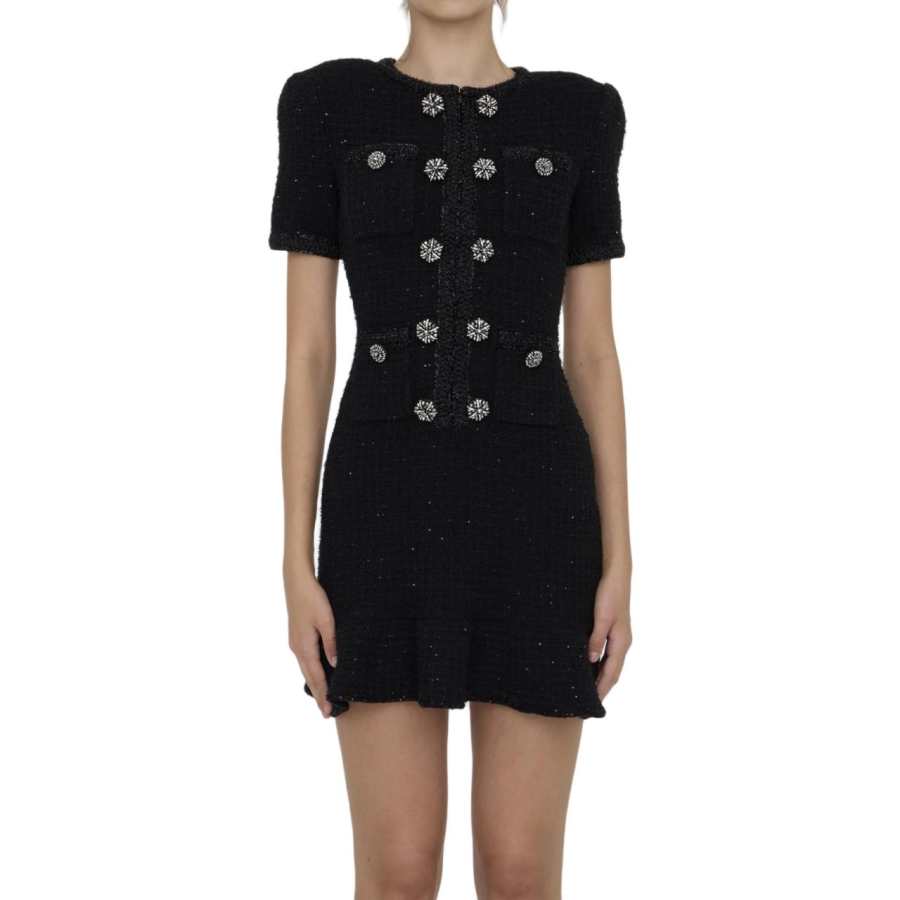 Self-portrait Sequin-embellished Mini Dress