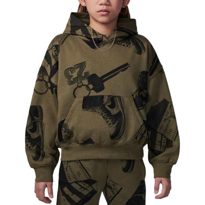 Jordan Jordan Sweatshirt Brooklyn Fleece Medium Olive Teenagers