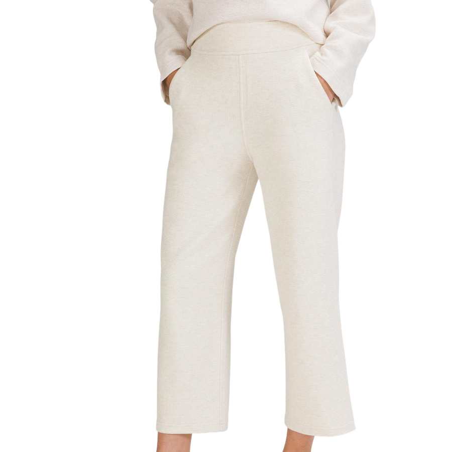 Lululemon Rippled Casual Pants Women's Mixed Color Albumin