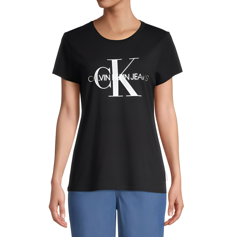 Calvin Klein logo print jersey T-shirt