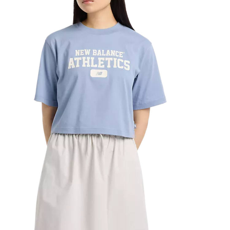 New Balance New Balance Heritage Regular T Shirt Women's Blue