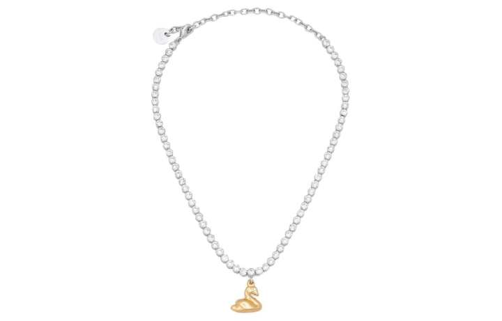 MARNI Marni charm-detail crystal necklace