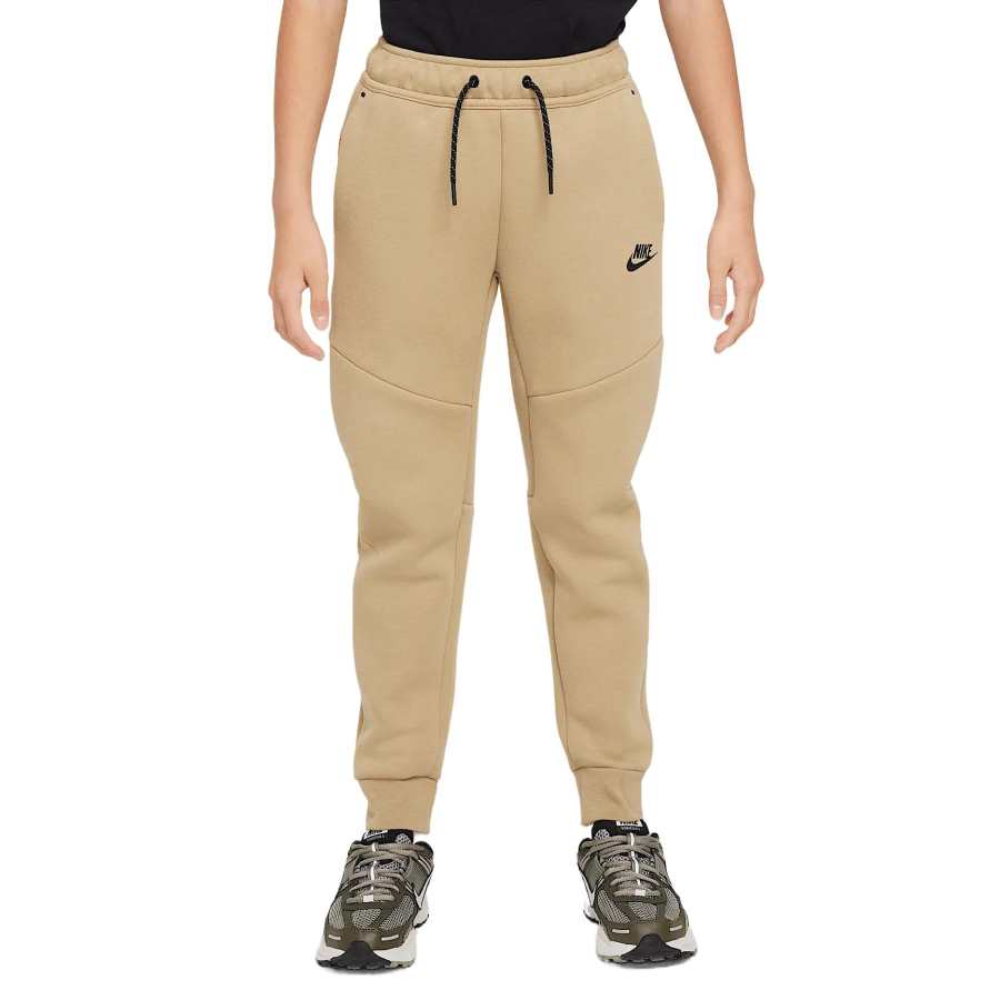 Nike Nike Full Length Pants Sportswear Tech Fleece Brown Teenagers