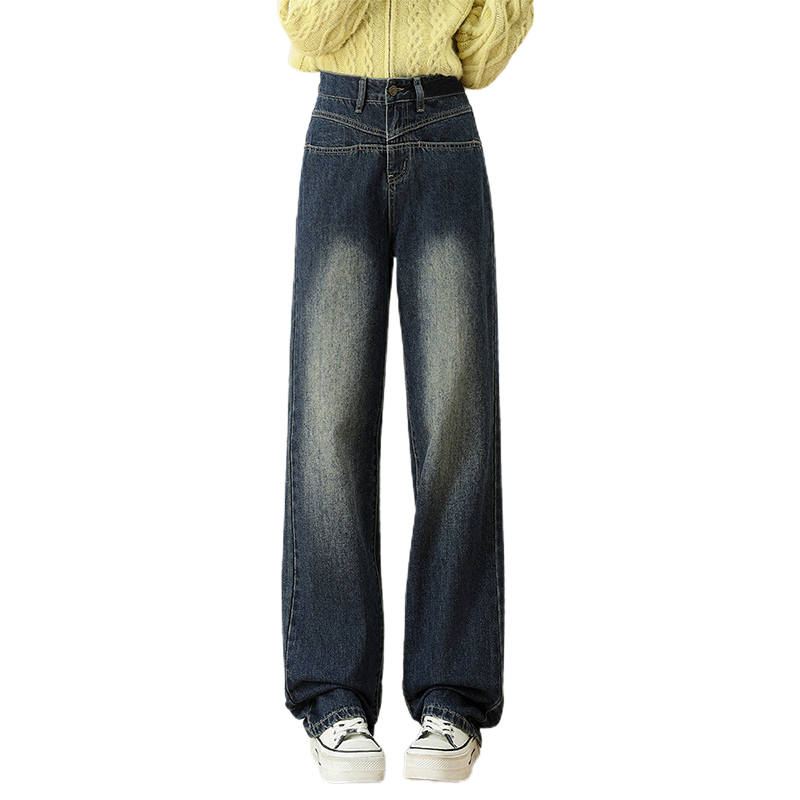 BALENO Jeans Women's Blue Moderate Wide Leg Pants
