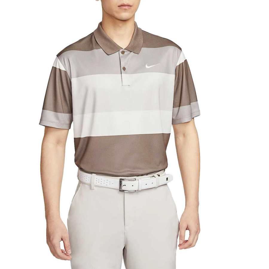 Nike Nike Victory+Dri Fit Swoosh Polo Shirt Men's Brown