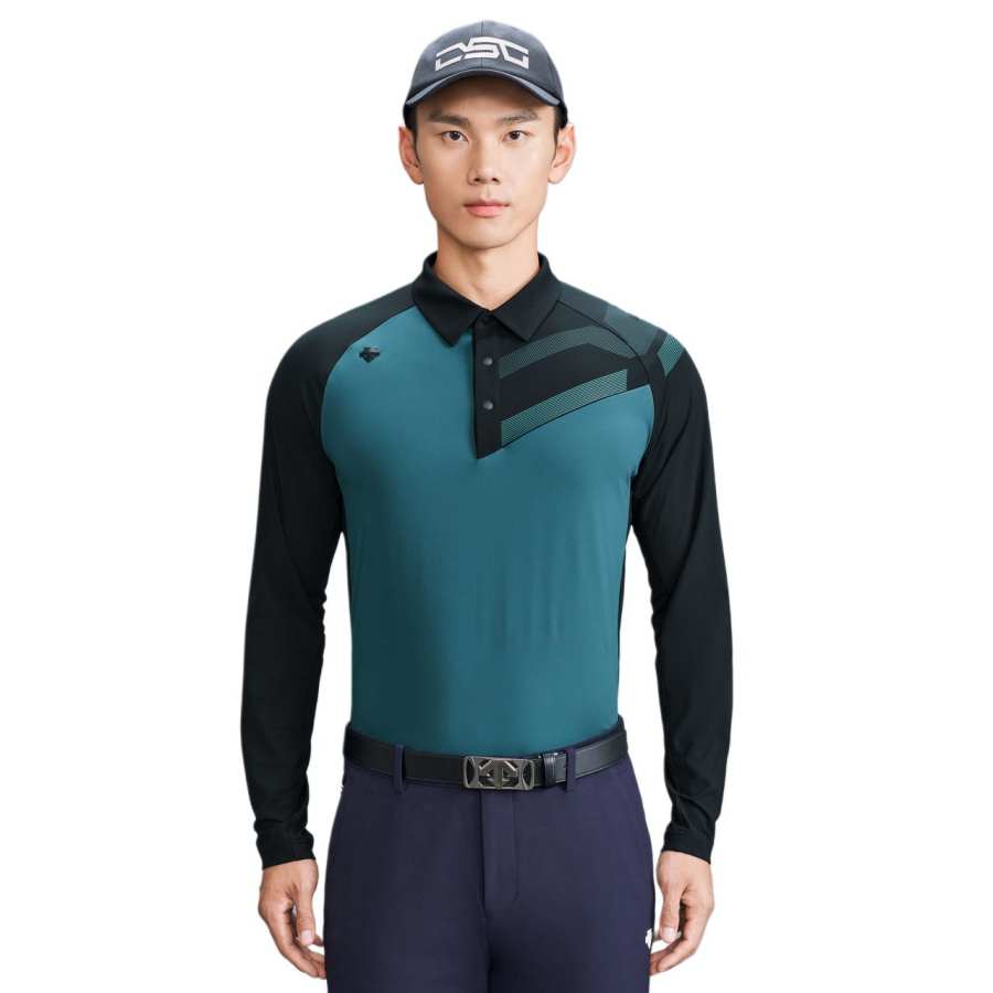 DESCENTE GOLF FIELD Golf Clothing Men's Dark Blue