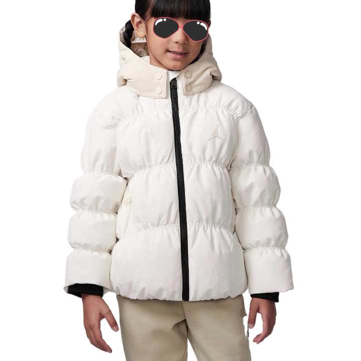 Jordan Jordan Down Jacket Sail White Children Aged 3 7 Years Old