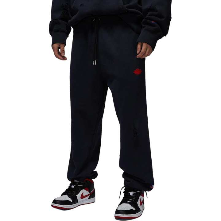 Jordan Jordan Air Rare Knitted Sweatpants Men's Black/Sail White