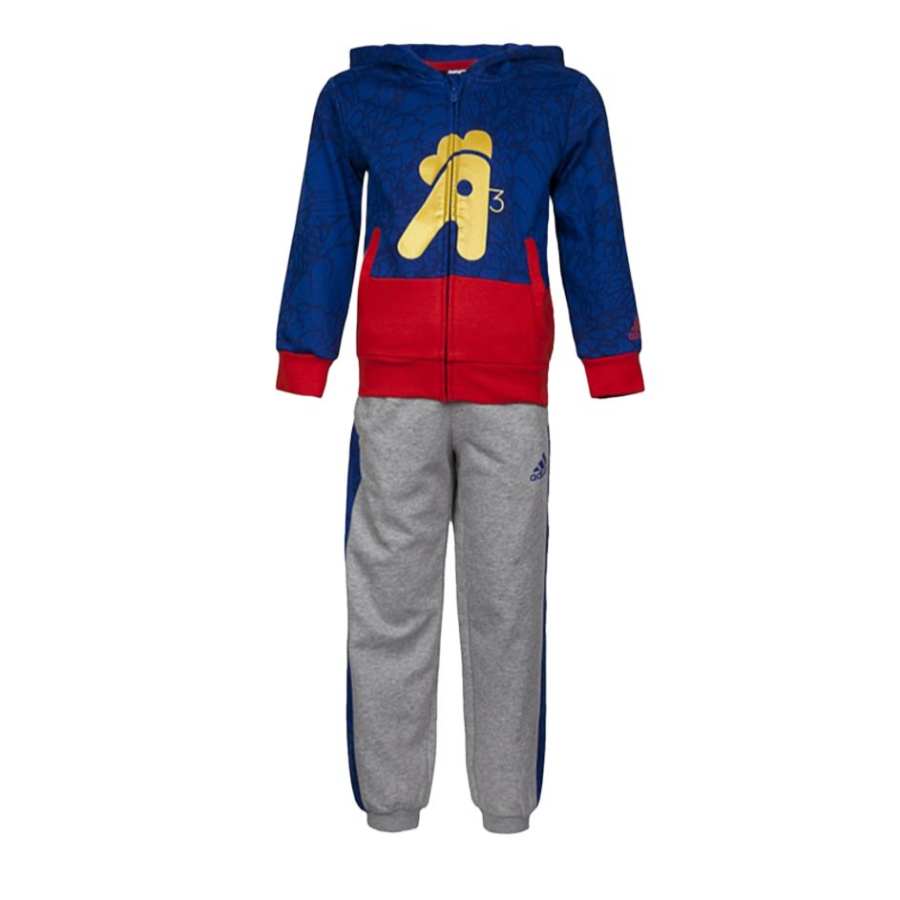 Adidas Adidas Casual Sportswear Red Blue/Gray Children Aged 3 7 Years Old