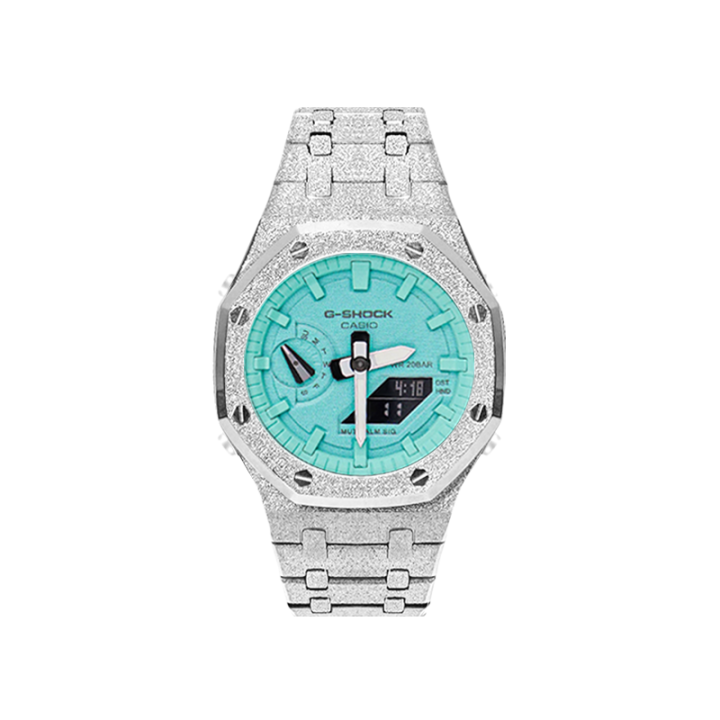 CASIO CASIO Custom Collection Quartz Movement Steel Strap Watch Unisex Green Dial