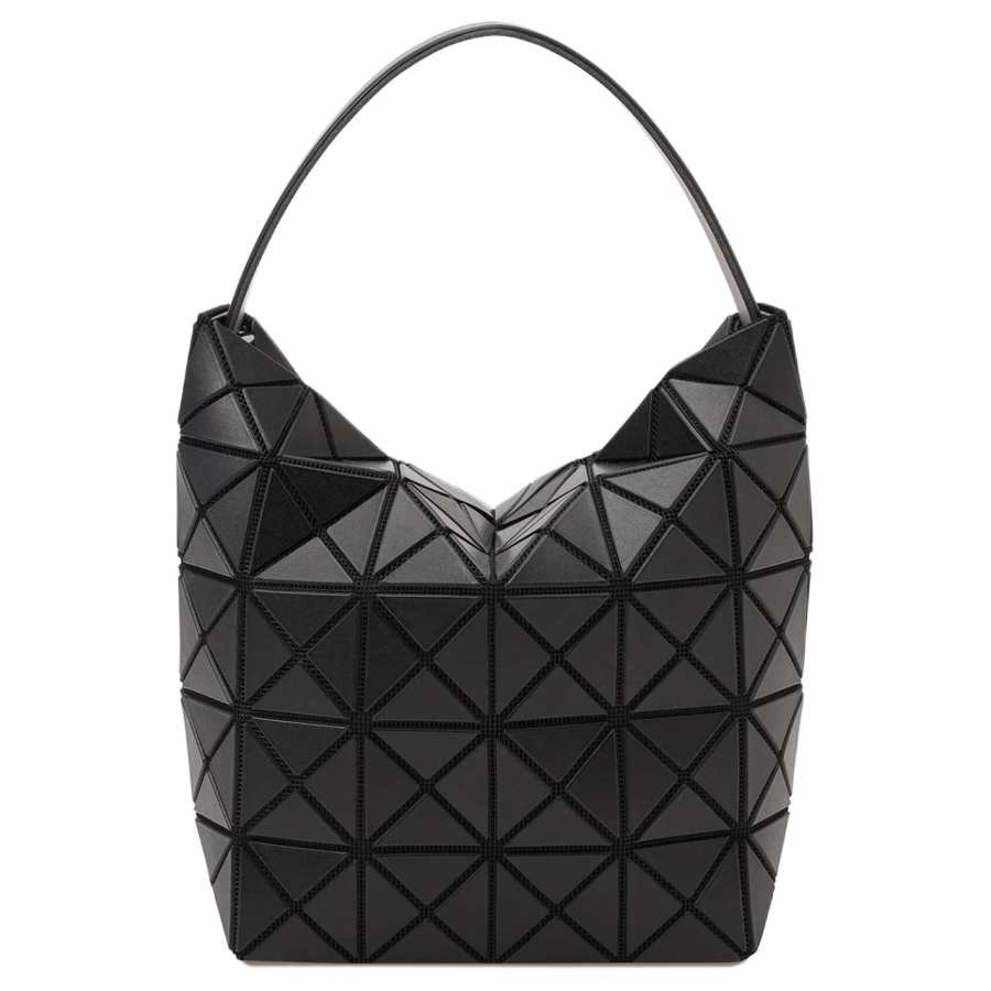 ISSEY MIYAKE Polyvinyl Chloride Resin Handbag Small Women's Black