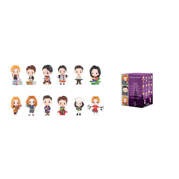 POP MART Friends Reunion Collection Mystery Boxes Single Mystery Box/Whole Box 12 Pcs