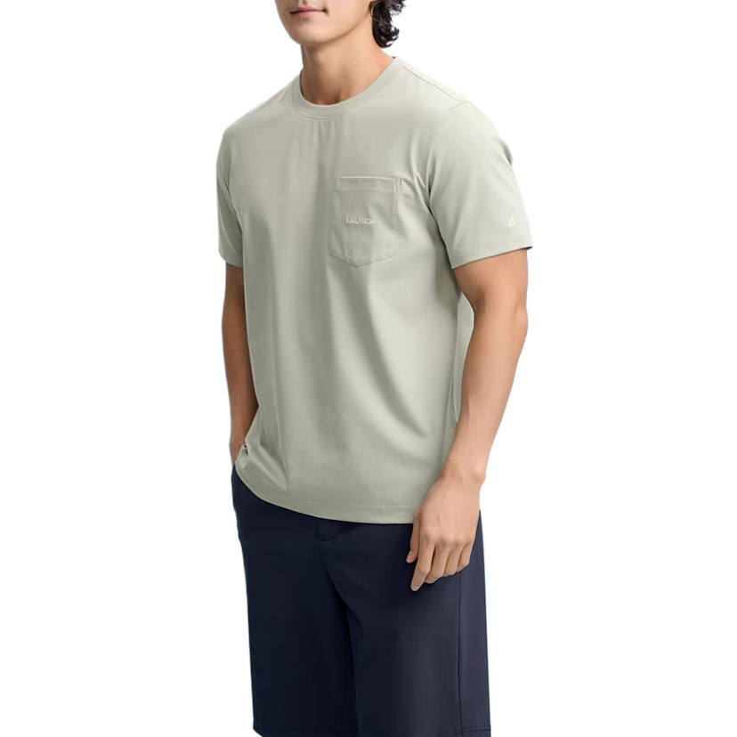 NAUTICA T Shirts Men's Crew Neck Moderate Straight Fit
