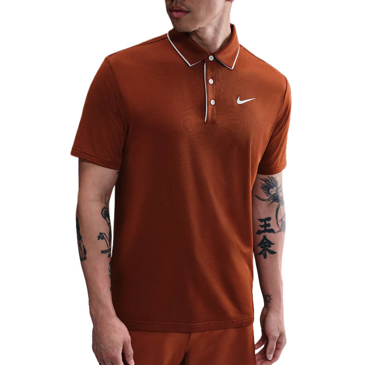 Nike Nike Dri FitSwoosh Polo Shirt Men's Orange