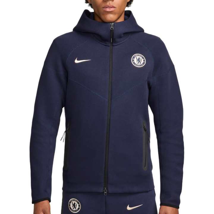 Nike Nike Chelsea Fc Tech Fleece Windrunner Men's Nike Soccer Full Zip Hoodie